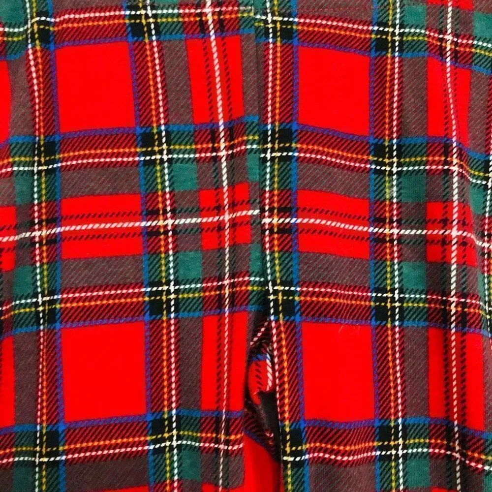 Brand New‎ Old Navy Plaid Christmas Pajama Bottom Size Large (10) Unisex Kids